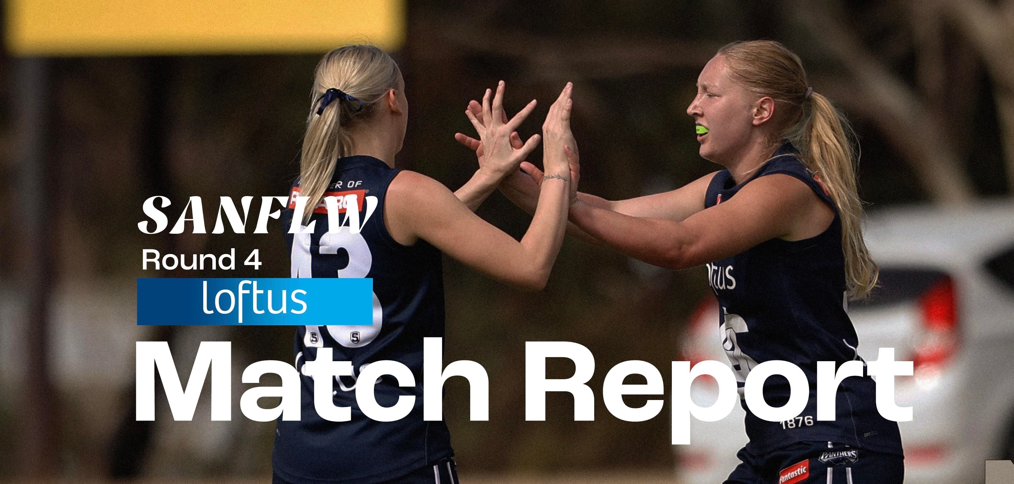 Loftus Match Report: SANFLW Round 4 v Centrals Loftus Match Report: SANFLW Round 4 v Centrals